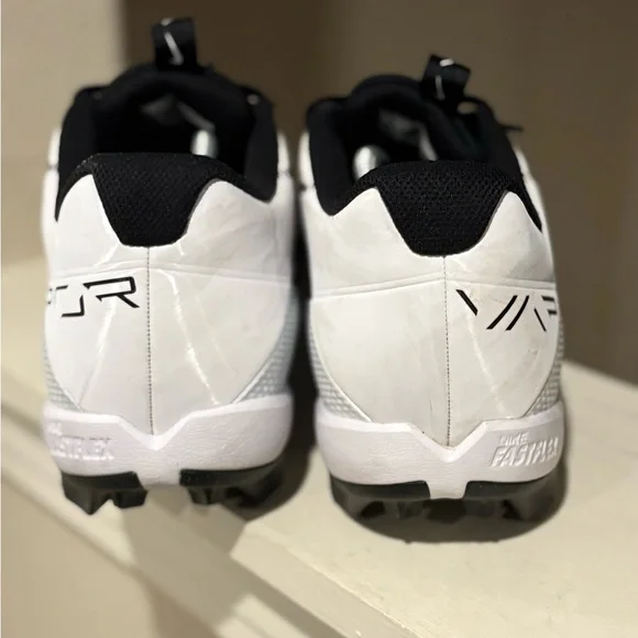 Nike Vapor Edge Shark 2 Men's Football Cleats DH5088-001 Black/White Size 13 - Picture 7 of 10